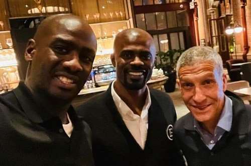 Otto Addo meets Chris Hughton, George Boateng in London ahead of Ghana AFCON qualifiers
