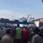 Arise Ghana Demo: Tear gas fired on protestors, Police pelted with stones