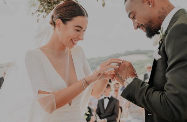 PHOTOS: KP Boateng weds newfound love Valentina in Italy