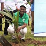 Deputy Minister for MoCD leads the Ministry to plant trees