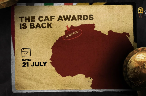 CAF Awards set to return on 21 July