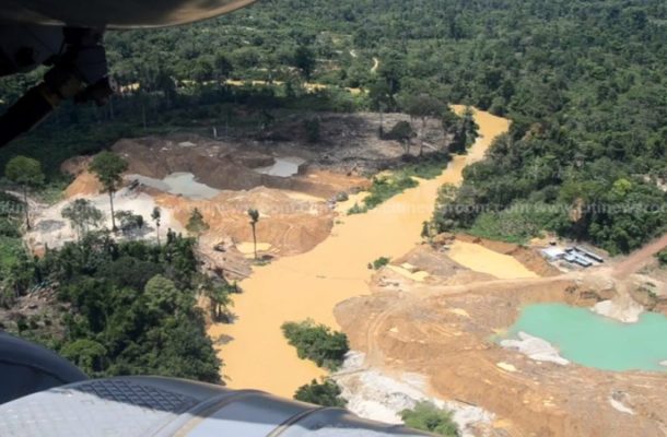 Ivorian gov’t laments impact of galamsey on Tano River
