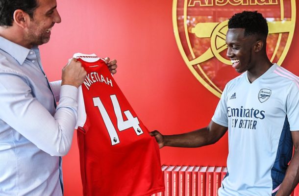 Eddie Nketiah has the attitude and ability to become a top player - Edu