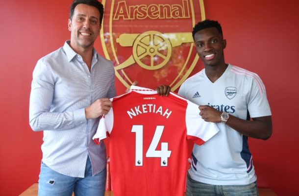 OFFICIAL: Eddie Nketiah signs new long term contract at Arsenal