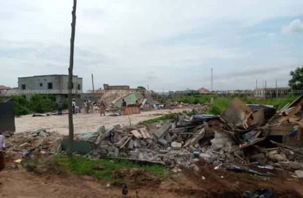 Illegal structures on CSIR land demolished after expiration of 48hr notice