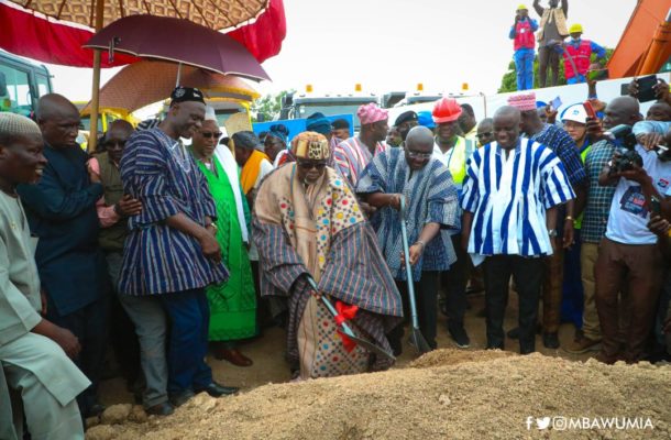 Dr. Bawumia cuts sod for construction of 167km Tamale-Yendi-Tatale highway