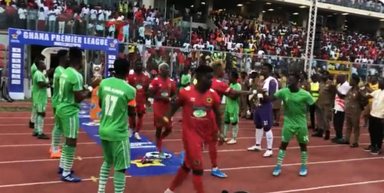 VIDEO: Elmina Sharks give league champions Kotoko a guard of honour