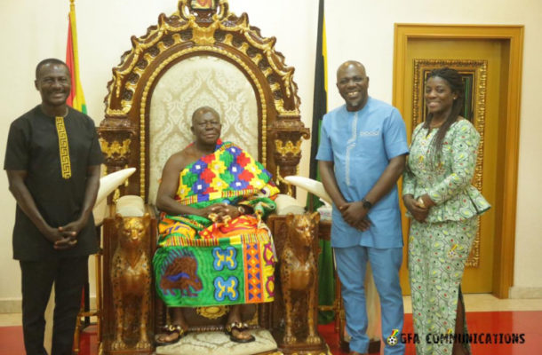 MTN FA Cup Organising Committee pays courtesy call on Otumfuor