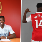 Eddie Nketiah explains why he picked iconic number 14 jersey