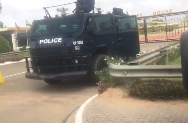 Security intensified at Jubilee House over Arise Ghana day two demo