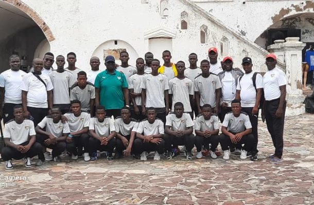 Togo U-17 team visits Cape Coast Castle after WAFU Cup of Nations exit