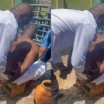 VIDEO: Returnee busted after herbalist exposes him for attempting to kill daughter for money ritual