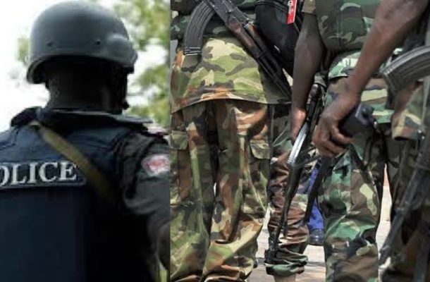 Police arrest three soldiers and one other accomplice for robbery