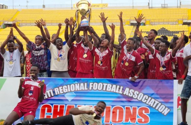 Asekem FC wins Ashanti Division Two league to qualify for Division One