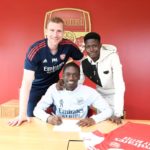 Ghanaian kid Charles Sagoe Jr signs professional contract at Arsenal