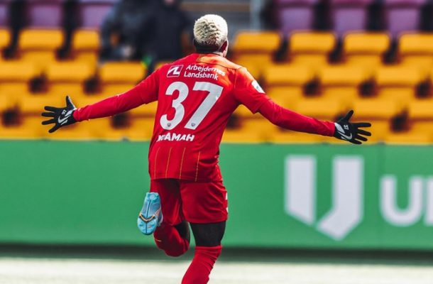 VIDEO: Watch Ernest Appiah Nuamah's goal for FC Nordsjaelland