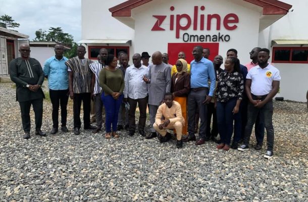 Abuakwa North Assembly pays working visit to ZIPLINE Omenako