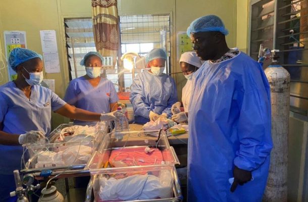 Quintuplet's mother transferred to Korle-Bu for special treatment