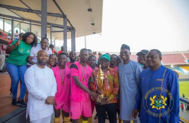 Ministry of Youth and Sports crowned champions of the inter-ministerial football tournament 
