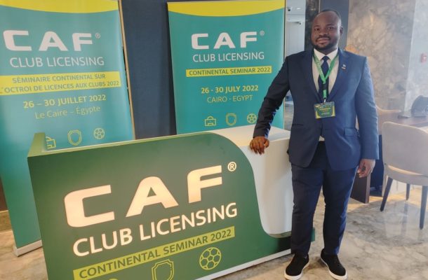 Club Licensing Manager Julius Ben Emunah attends CAF Club Licensing Seminar