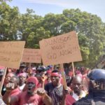 Oti Region: Angry Kete-Krachi residents hit streets to protest poor electricity supply