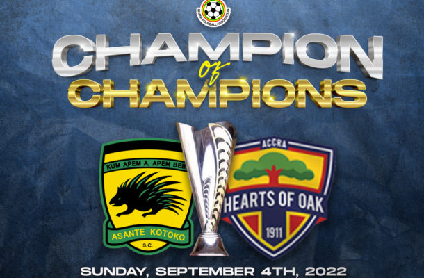 Champions Kotoko to host Hearts in Super Cup in Kumasi