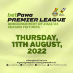 Fixtures for the 2022/23 betPawa Ghana Premier League to be announced Thursday