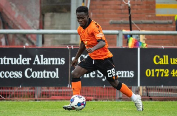 Mathew Anim Cudjoe scores in Dundee United's 6-0 rout of Arbroath 