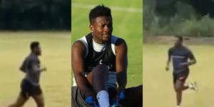 VIDEO: Asamoah Gyan trains at Legon Park as he aims to regain fitness for 2022 World Cup