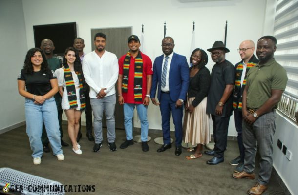 PHOTOS: GFA Prez hosts Samuel Eto'o and the Supreme Committee and Legacy delegation