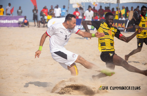 Ghana fails to qualify for Beach Soccer AFCON after losing to Egypt