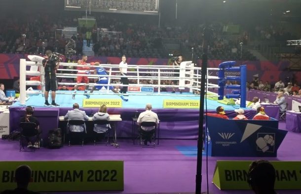 Joseph Commey defeat Alex Mukuka to win first medal at 2022 Commonwealth games