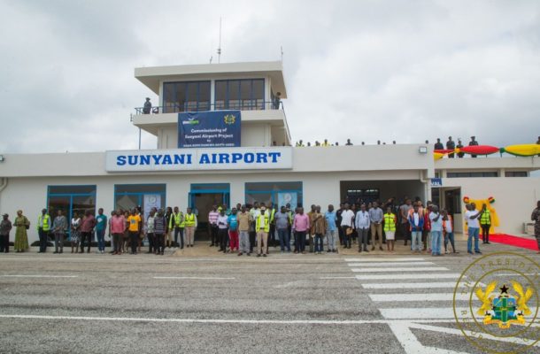 Akufo-Addo commissions rehabilitated Sunyani airport