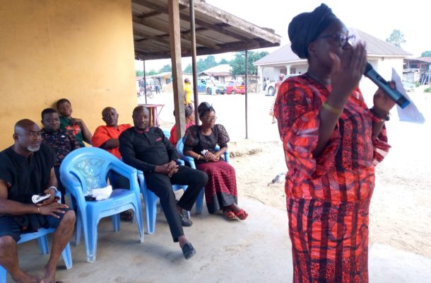 Abuakwa North MP Gifty Twum-Ampofo engages her constituents on government projects