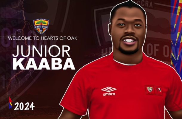 OFFICIAL: Junior Kaaba Joins Hearts of Oak
