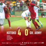 Kotoko beat Ghana Army FC in pre-season friendly