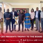 Kotoko CEO presents GPL trophy to the club's Board of Directors