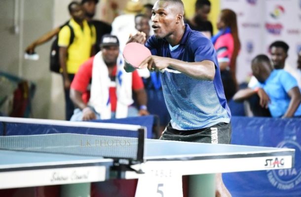 Emmanuel Commey shows class in singles tournament in Commonwealth Games in Birmingham