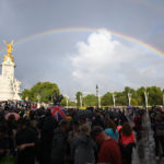 Double rainbow seen outside Buckingham Palace after news of Queen Elizabeth’s ill-health broke