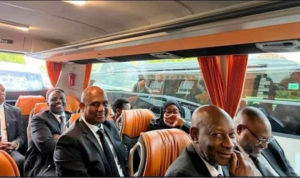 VIDEO: Watch how commonwealth leaders rode on a bus to the funeral of Queen Elizabeth II
