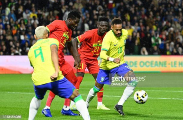 Asamoah Gyan praises improved second half performance from Ghana against Brazil