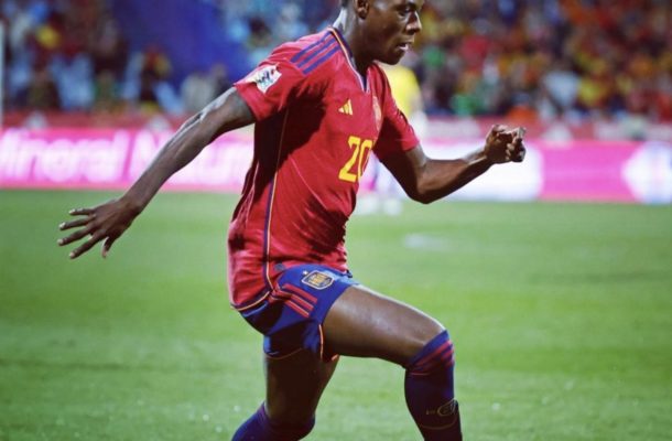 Nico Williams makes Spain debut a day after Inaki made his for Ghana