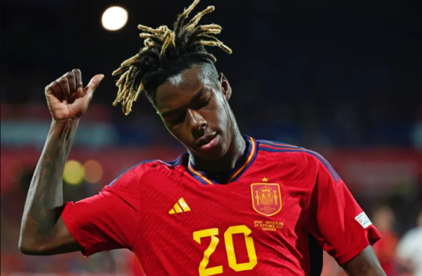 Nico Williams scores first-ever goal for Spain in friendly win over Jordan