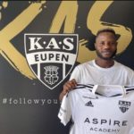 Mubarak Wakaso departs loan club KAS Eupen