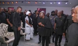 PHOTOS: Bawumia, Mahama, Dampare among public figures who attended funeral of Bernard Avle's wife
