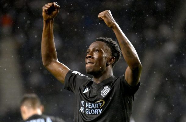 Kamal Sowah scores first-ever Champions League goal for Club Brugge in win over Porto