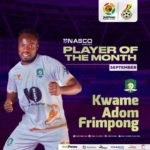 Kwame Adom Frimpong wins NASCO player of the month September