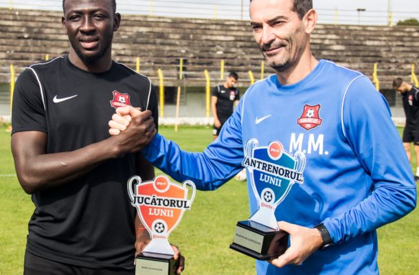 Baba Alhassan wins Romanian player of the month September