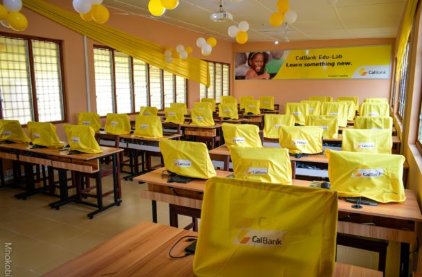 CalBank presents 40-seater ICT lab to Asokore SDA College Demonstration Basic School