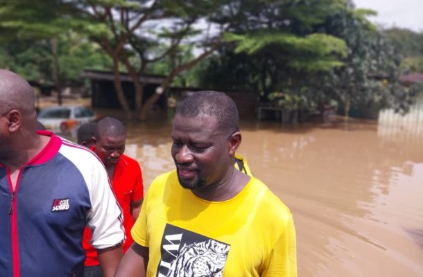 PHOTOS: Over 2,000 residents displaced by floods at Nsawam
